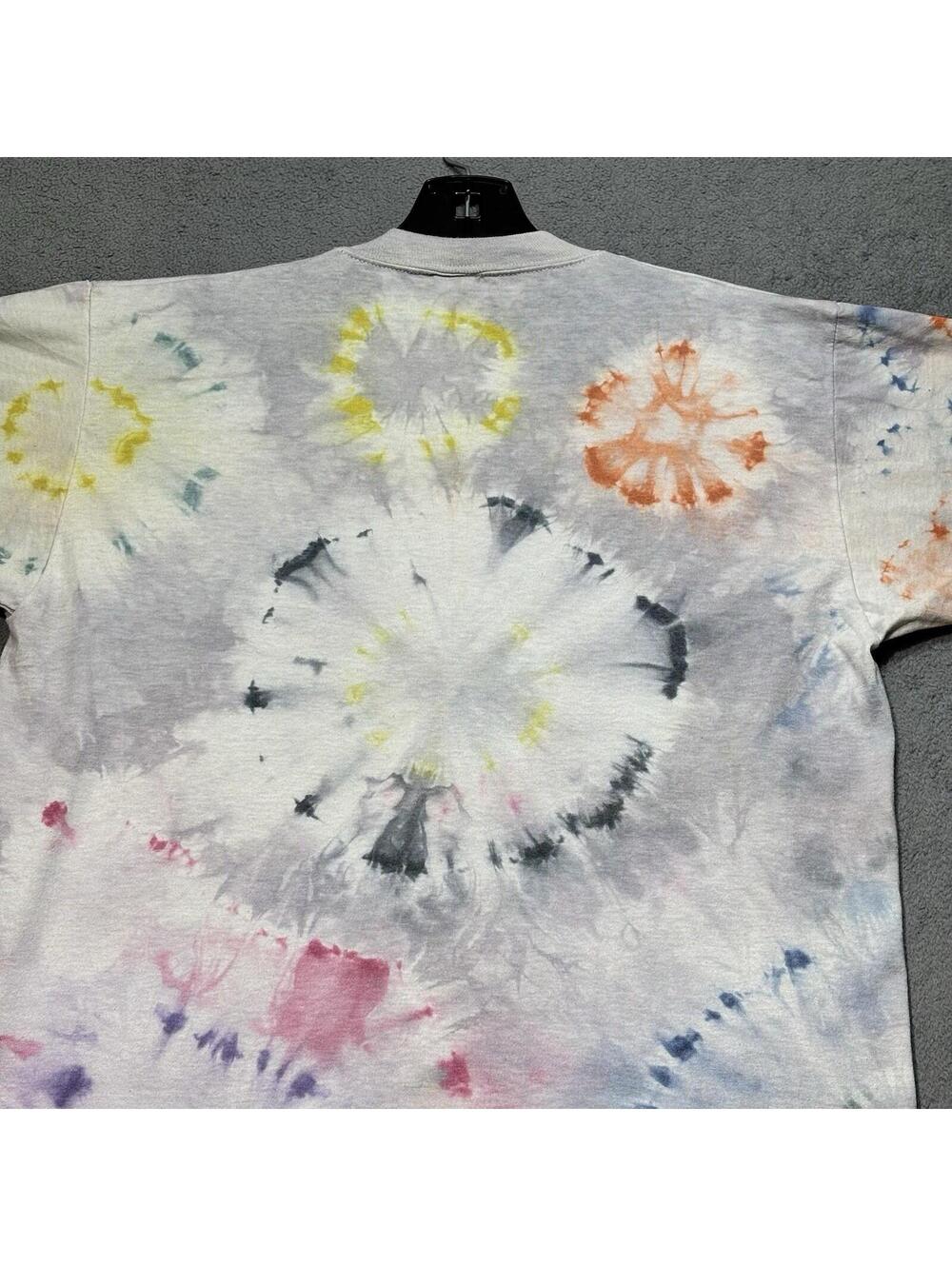 Vintage 90s Tie Dye T-Shirt Mens Large Single Stitch Hippie Boho Beach USA - Picture 3 of 7